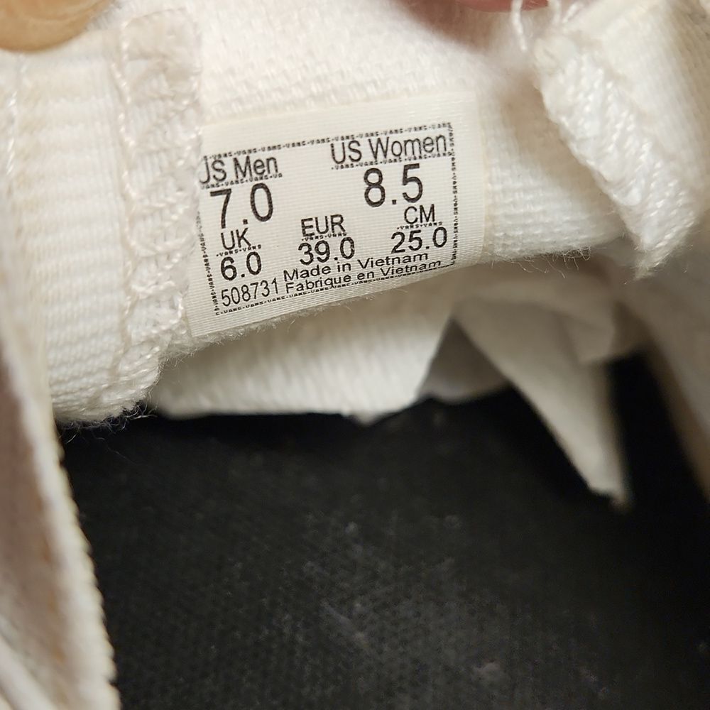 Vans Python Slip On Shoes Unisex M7 W 8.5 - image 8